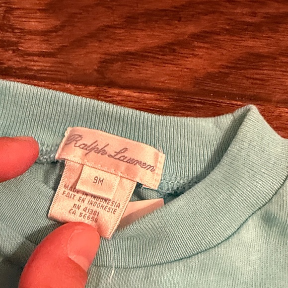 Ralph Lauren Blue Tee - Picture 2 of 4
